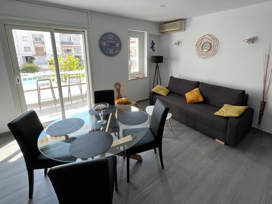 Le Canola Empuriabrava Port - 45M2 - Vue Piscine - Plage Centrale 500M- Parking Prive Gratuit 外观 照片